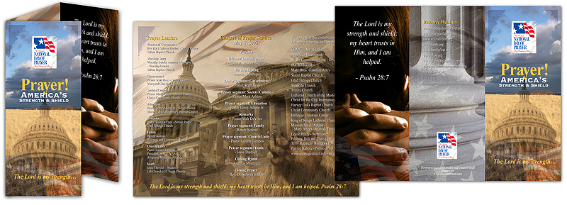 National Day of Prayer brochure