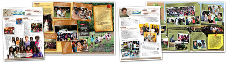 Embrace the Nations newsletters